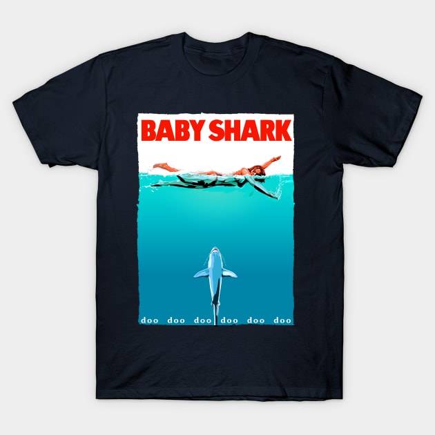 Baby Shark T-Shirt by CoDDesigns